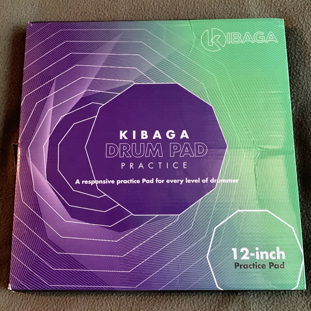 Kinshasa Drum Pad Practice. 12 inch practice pad.